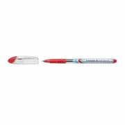 Pix cu gel Schneider Slider M, corp transparent, varf 0. 4 mm, rosu