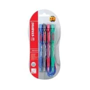 Pix cu mecanism Stabilo Marathon 318, varf 0. 45 mm, 4 culori/set