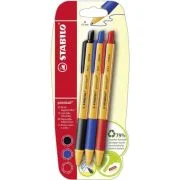 Pix cu mecanism Stabilo Pointball, 0. 5 mm, 3 bucati/blister