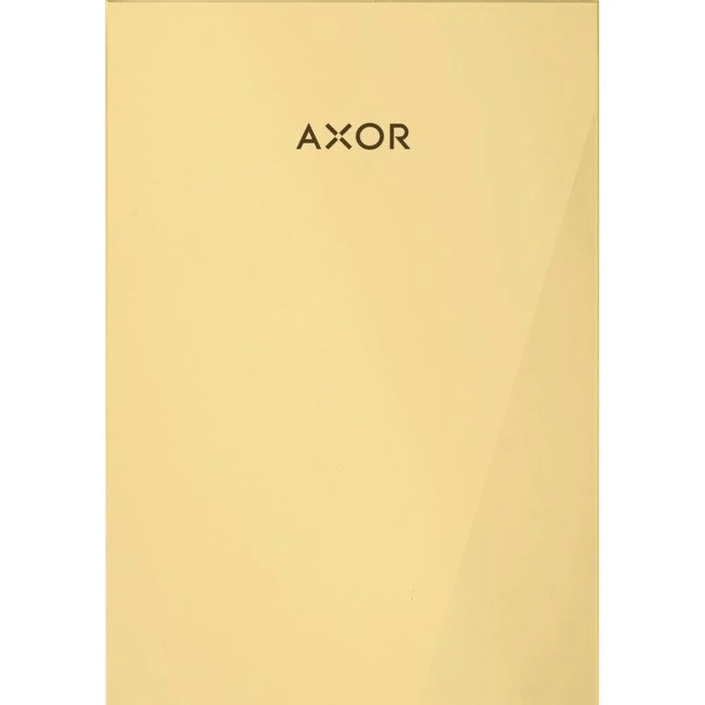 Placa superioara decorativa auriu lucios pentru baterie bideu Hansgrohe Axor MyEdition