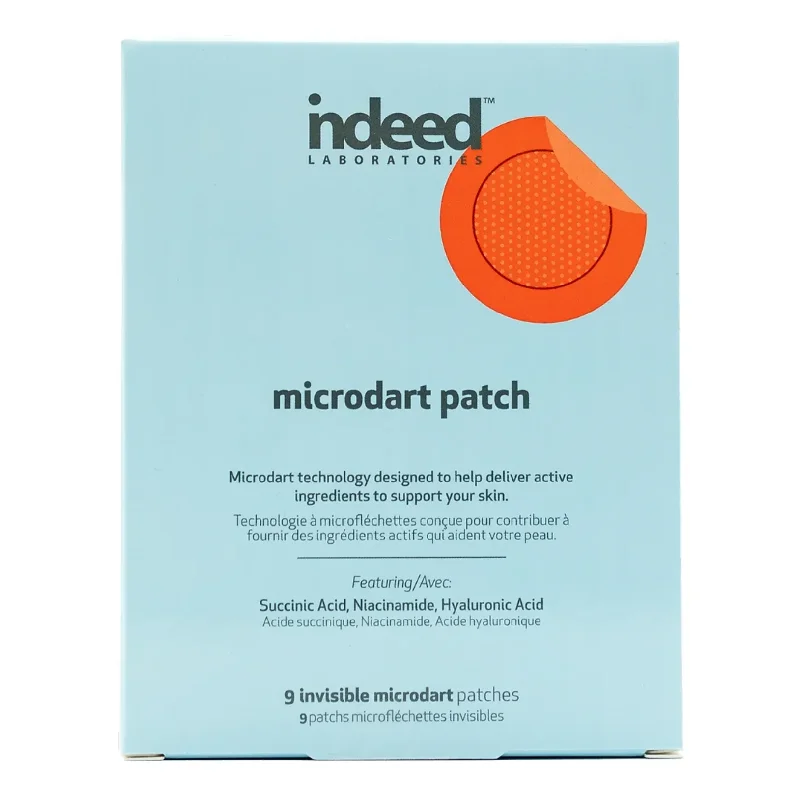 Plasturi invizibili anti-acnee, Microdart Patch, 9 bucati, Indeed Labs