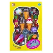 Play set inghetata, 18 piese / cutie
