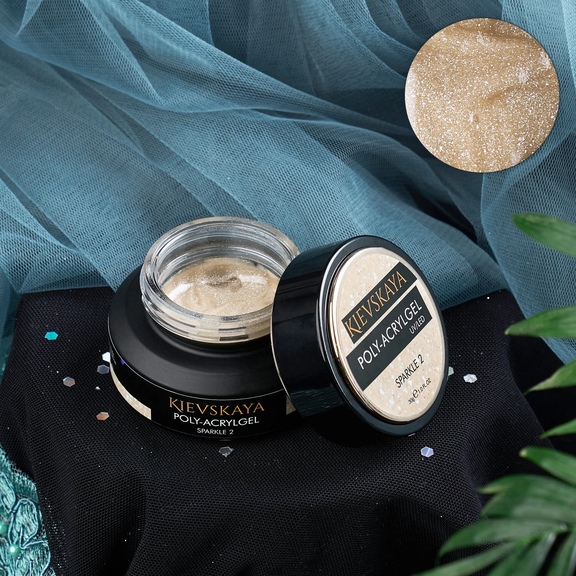 Poly-Acrylgel Sparkle Kievskaya 30gr-SPARKLE02 - SPARKLE02 - Everin.ro