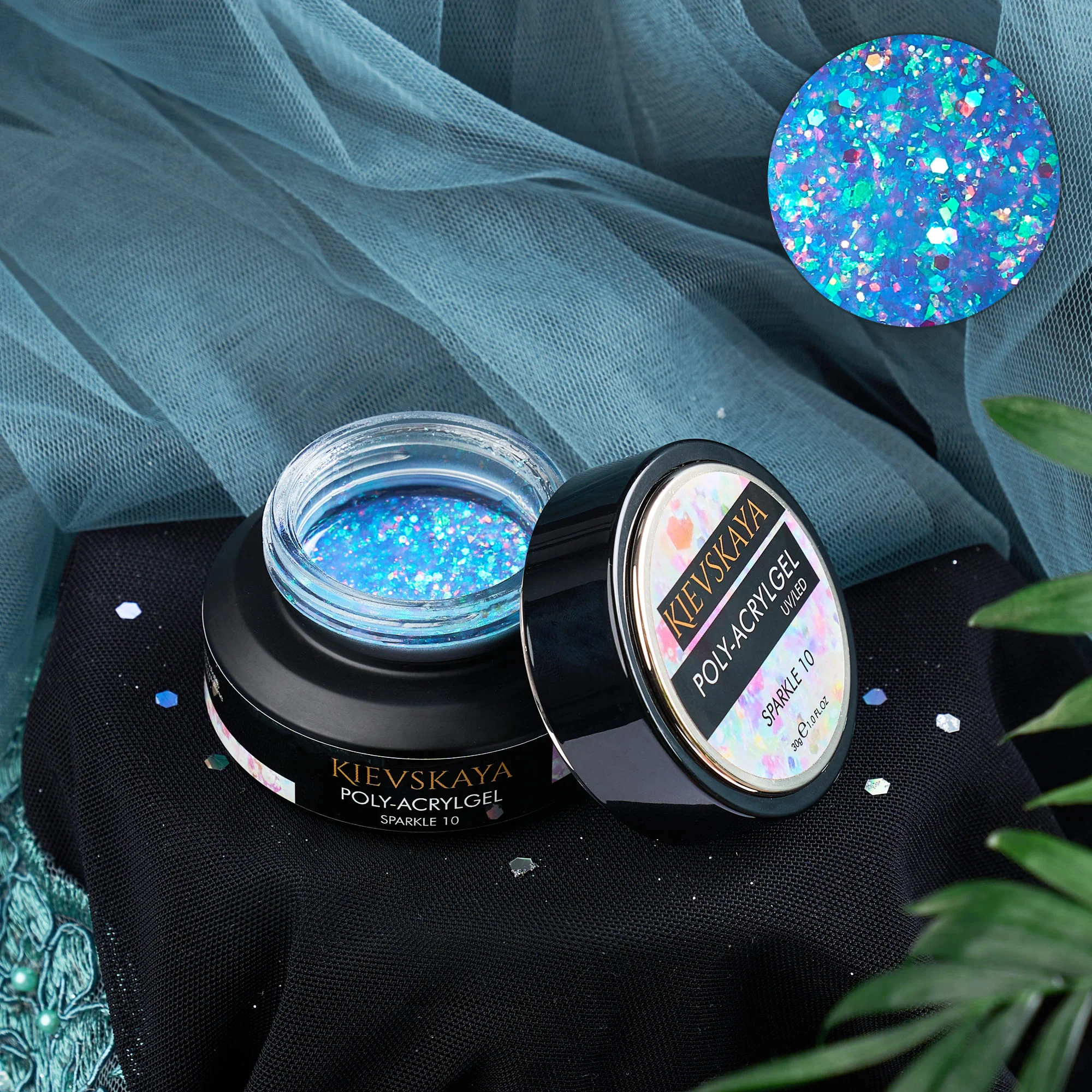 Poly-Acrylgel Sparkle Kievskaya 30gr-SPARKLE10 - SPARKLE10 - Everin.ro