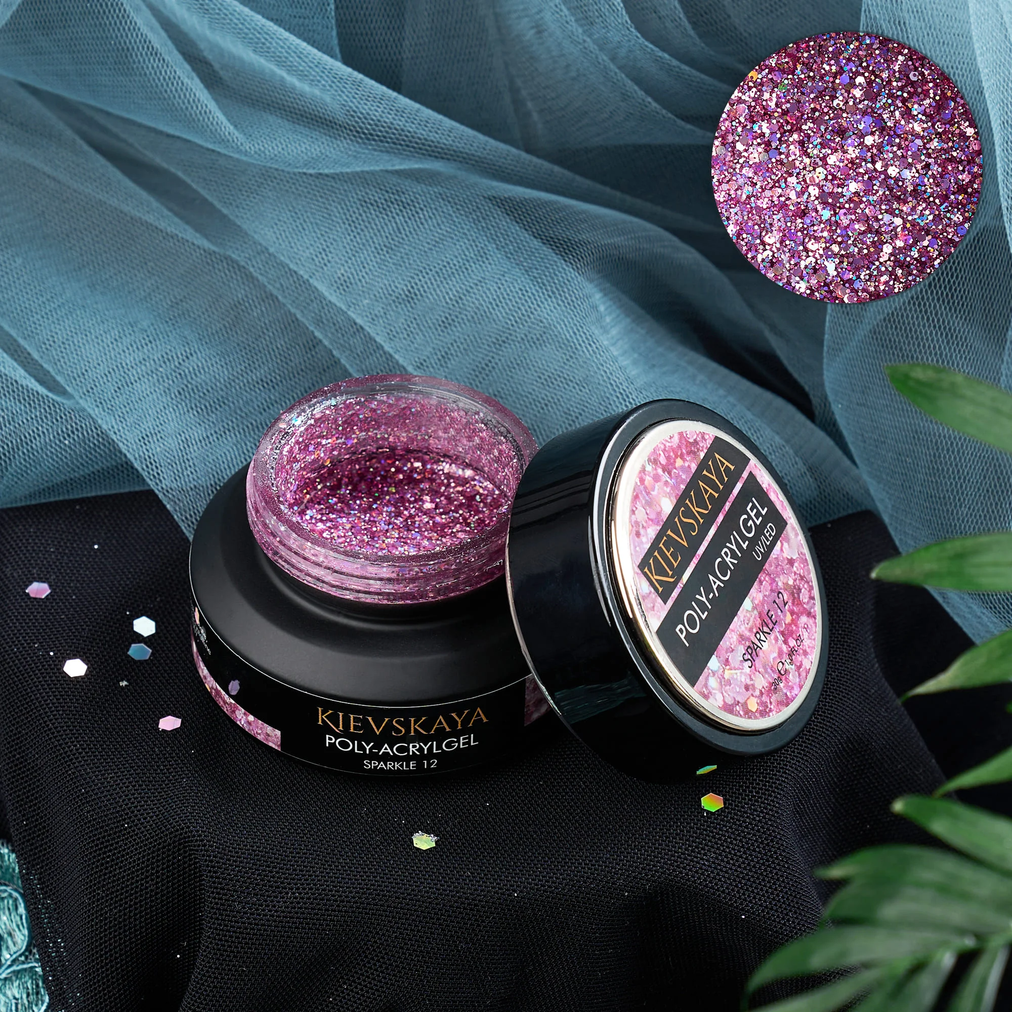 Poly-Acrylgel Sparkle Kievskaya 30gr-SPARKLE12 - SPARKLE12 - Everin.ro