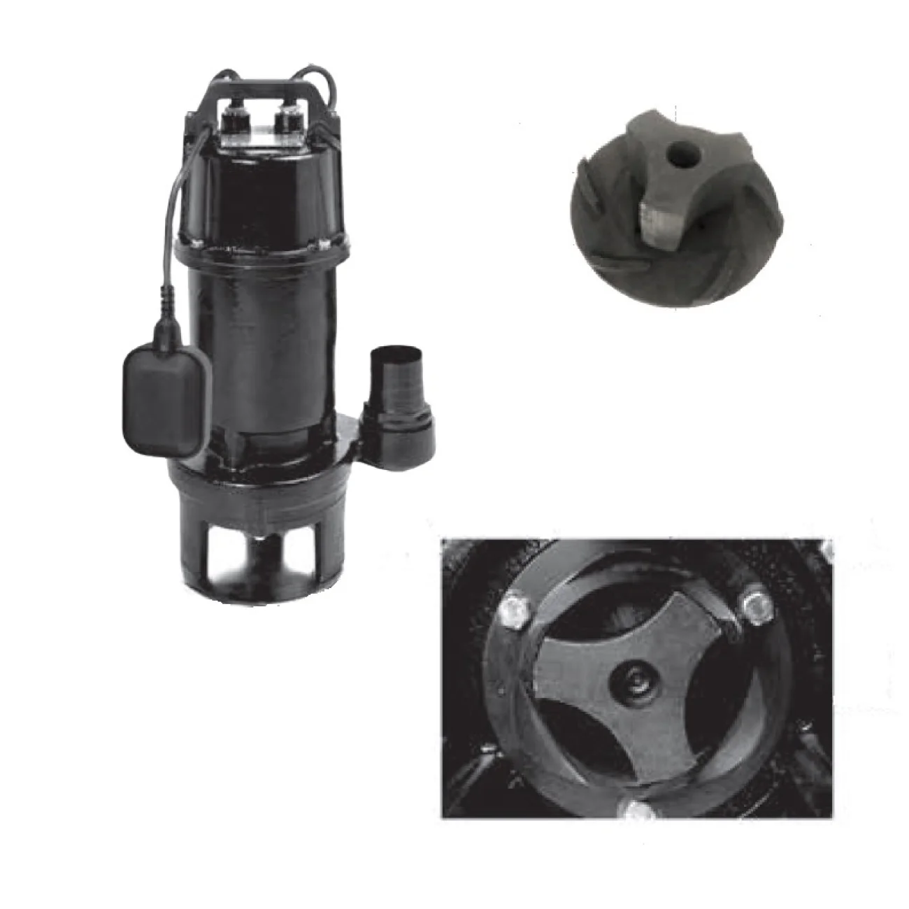 Pompa apa murdara cu tocator pentru Ape Murdare, Fose, Canalizare, IBO WQI, 1100 W, 300 l/min, H Refulare 18 m