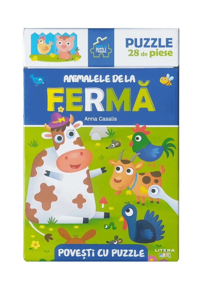 Povesti cu puzzle. Animalele de la ferma