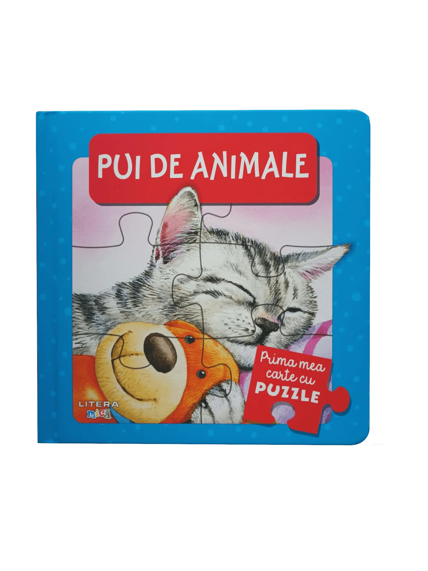 Prima mea carte cu puzzle. Pui de animale