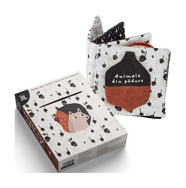 Prima mea carte textilă cu foșnete – Animale din pădure - Paperback - Wee Gallery - Didactica Publishing House