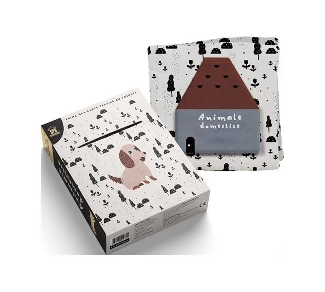 Prima mea carte textilă cu foșnete – Animale domestice - Paperback - Wee Gallery - Didactica Publishing House