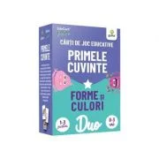 Primele cuvinte. Forme si culori. Carti de joc educative Duo Card