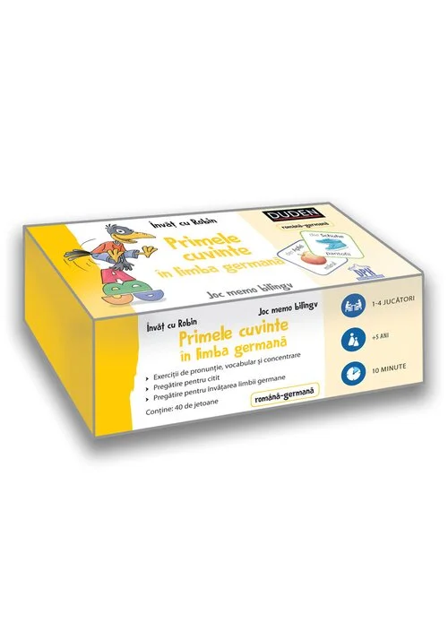 Primele cuvinte in limba germana - Invat cu Robin