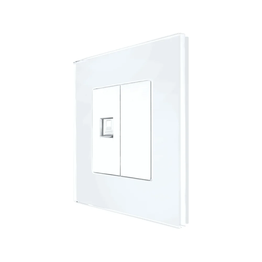 Priza Internet cu Rama din Sticla LUXION