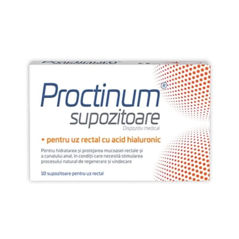 Proctinum, 10 supozitoare, Zdrovit