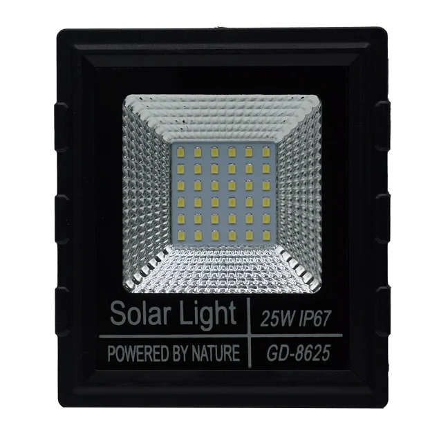 Proiector led cu panou solar putere 25w GD 8625
