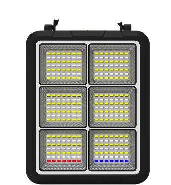 Proiector solar GD PLUS  2208C 4 tipuri de iluminare incarcare telefon putere 400W
