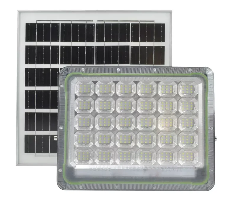 Proiector solar LED impermeabil 300W cu panou si telecomanda GD 300X