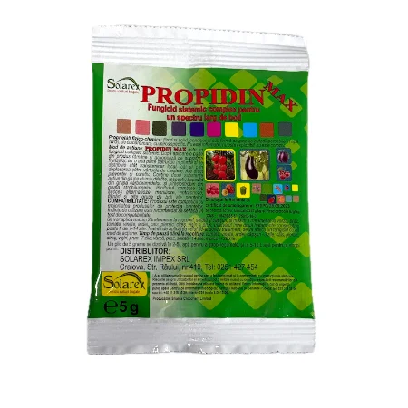 Propidin Max 5 gr, fungicid sistemic si de contact (pomi, legume, vita de vie)