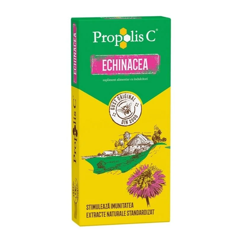 Propolis C Echinacea, 30 comprimate, Fiterman Pharma