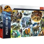 Puzzle 1000 piese Jurassic World. Pe urmele dinozaurilor, Trefl