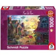 Puzzle 1000 piese, Rose Cat Khan - Posta dragonilor, Schmidt