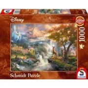 Puzzle 1000 piese, Thomas Kinkade - Disney - Bambi, Schmidt