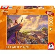Puzzle 1000 piese, Thomas Kinkade - Disney - The Lion King, Schmidt