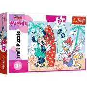 Puzzle 30. Minnie la plaja, Trefl
