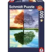 Puzzle 500 piese, Copacul anotimpurilor, Schmidt