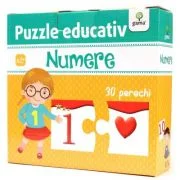 Puzzle educativ. Numere