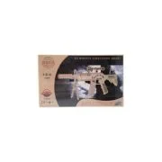 Puzzle lemn 3D - Mitraliera cu luneta Carbine WP-051, 2 foi, Colorarte, PJ-S088