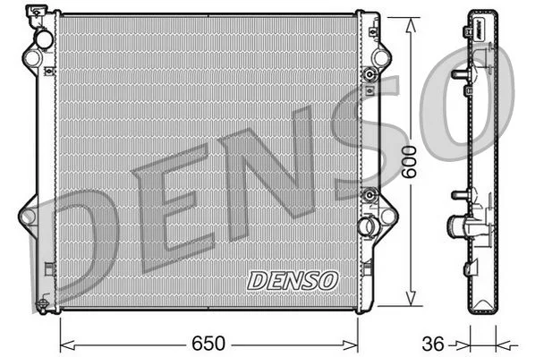 Radiator, racire motor DENSO DRM50049