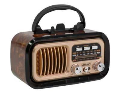 Radio portabil cu bluetooth model retro Q SY 721 cu incarcare solara