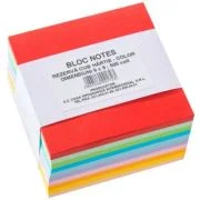 Rezerva cub de hartie multicolor, 500 coli, Casa Tipografica