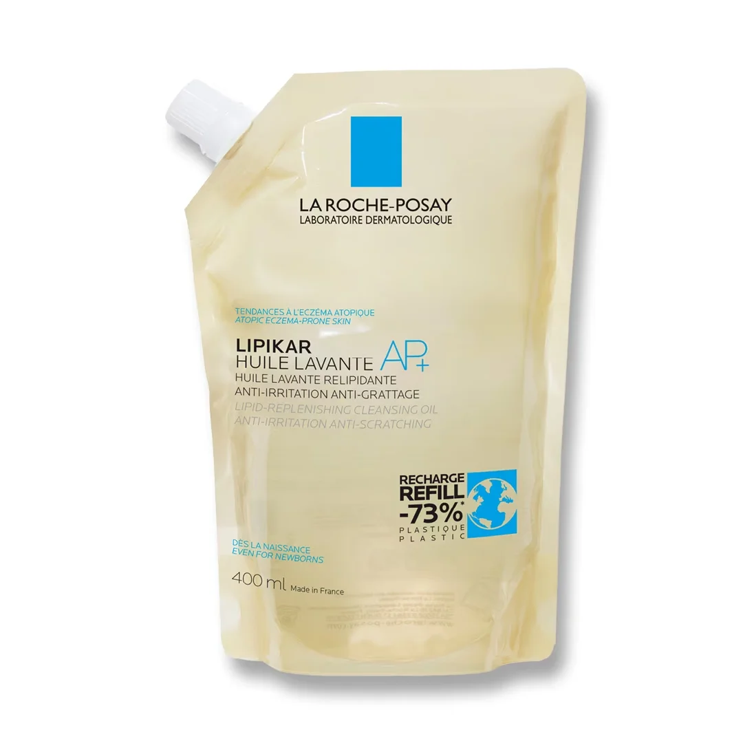 Rezerva eco Ulei de dus Lipikar AP+, 400 ml, La Roche-Posay