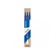 Rezerva roller cu gel Pilot Frixion Ball, 0. 5 mm, albastru, 3 bucati/set