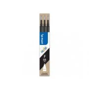 Rezerva roller cu gel Pilot Frixion Ball, 0. 5 mm, negru, 3 bucati/set