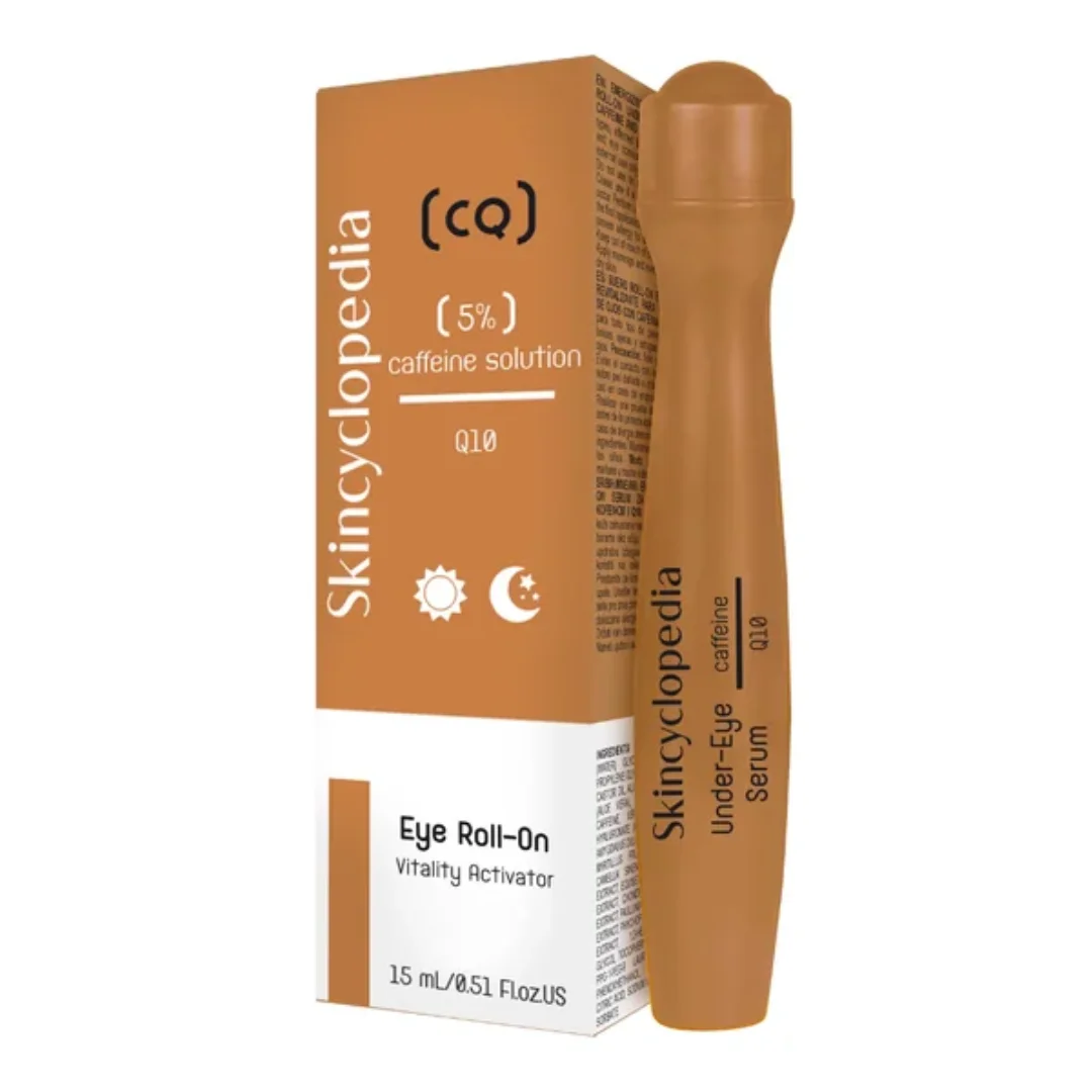 Roll-on contur ochi cu cafeina si Q10, 15 ml, Skincyclopedia