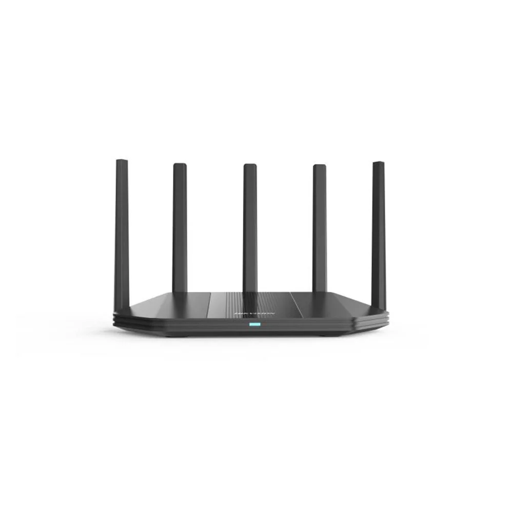 Router wireless dual-band Gigabit Hikvision DS-3WR18X, Wi-Fi 6, 4 porturi, 1800 Mbps
