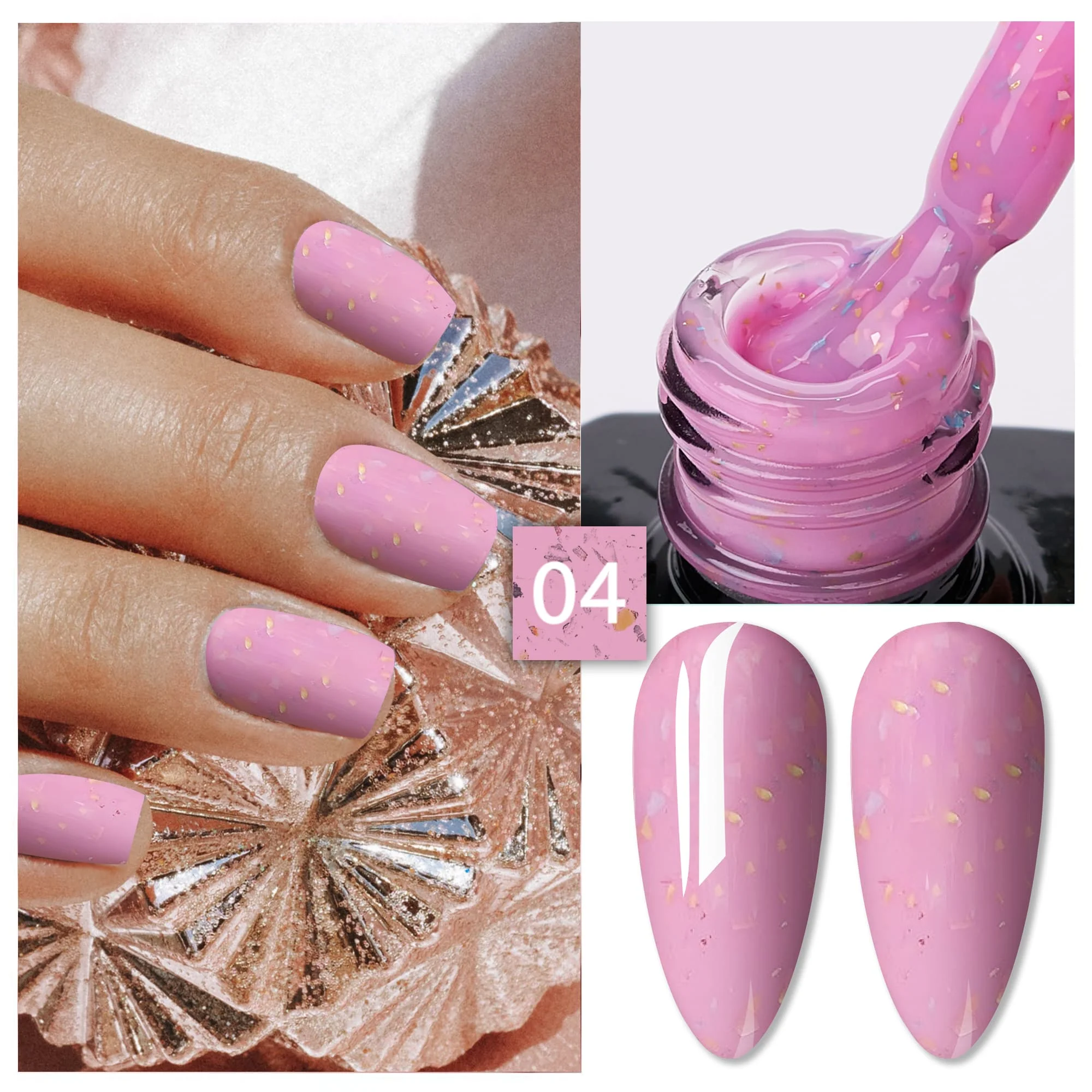 Rubber Cover Base Everin 15ml- GOLDEN TIME 04 - GT-04 - Everin.ro