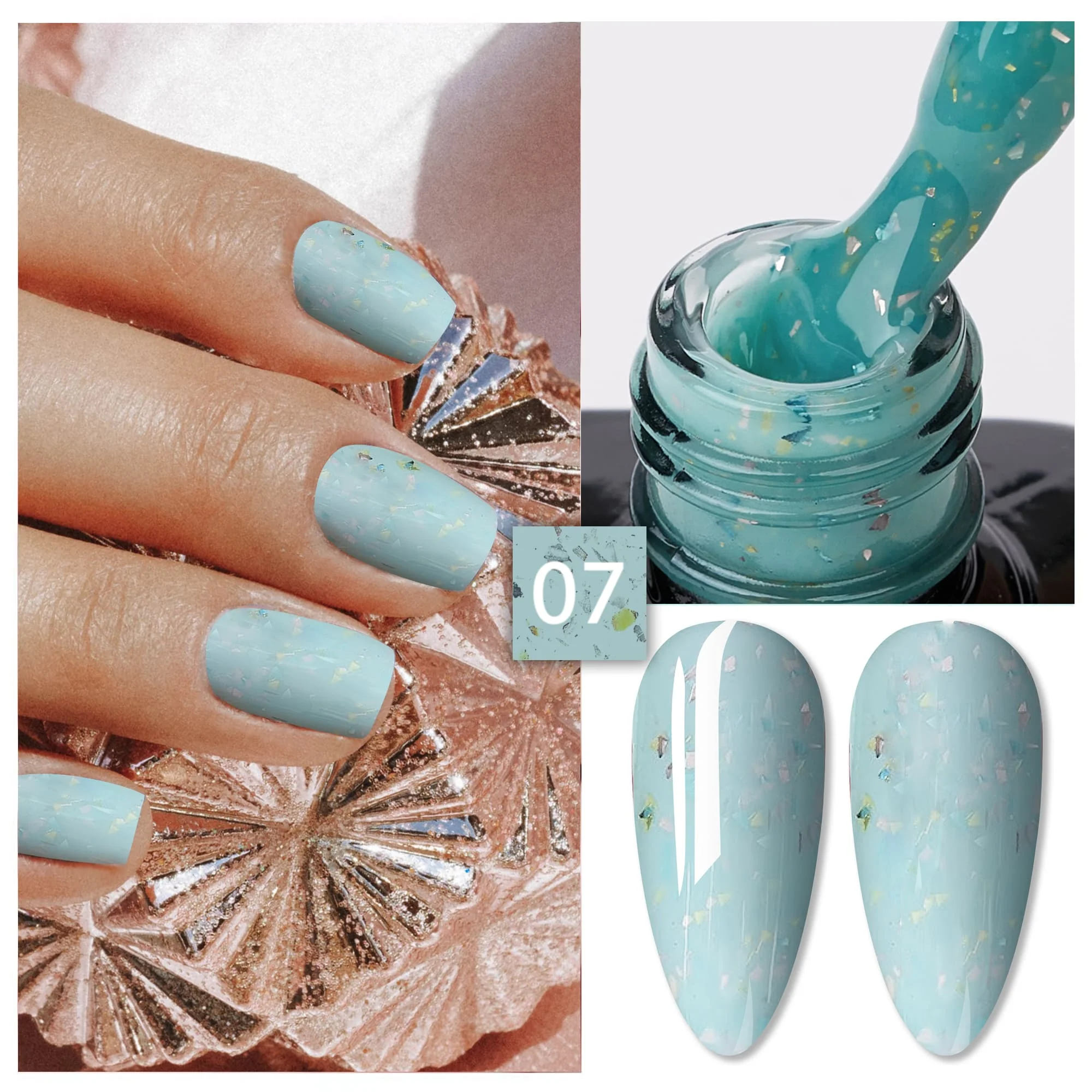 Rubber Cover Base Everin 15ml- GOLDEN TIME 07 - GT-07 - Everin.ro