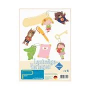 Sablon din lemn, pandantive, pentru traforaj, dimensiunea A4, Pebaro 375/4S