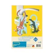 Sablon din lemn, semn de usa safari, pentru traforaj, dimensiunea A4, Pebaro 75/9S