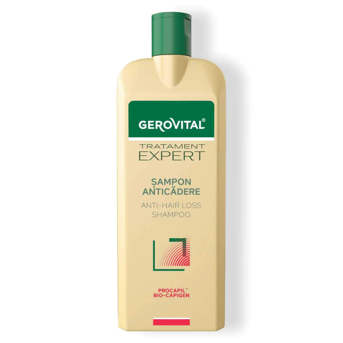 Șampon Anticădere Cu Procapil și Bio-capigen, Gerovital Tratament Expert, 250 Ml / 400 Ml