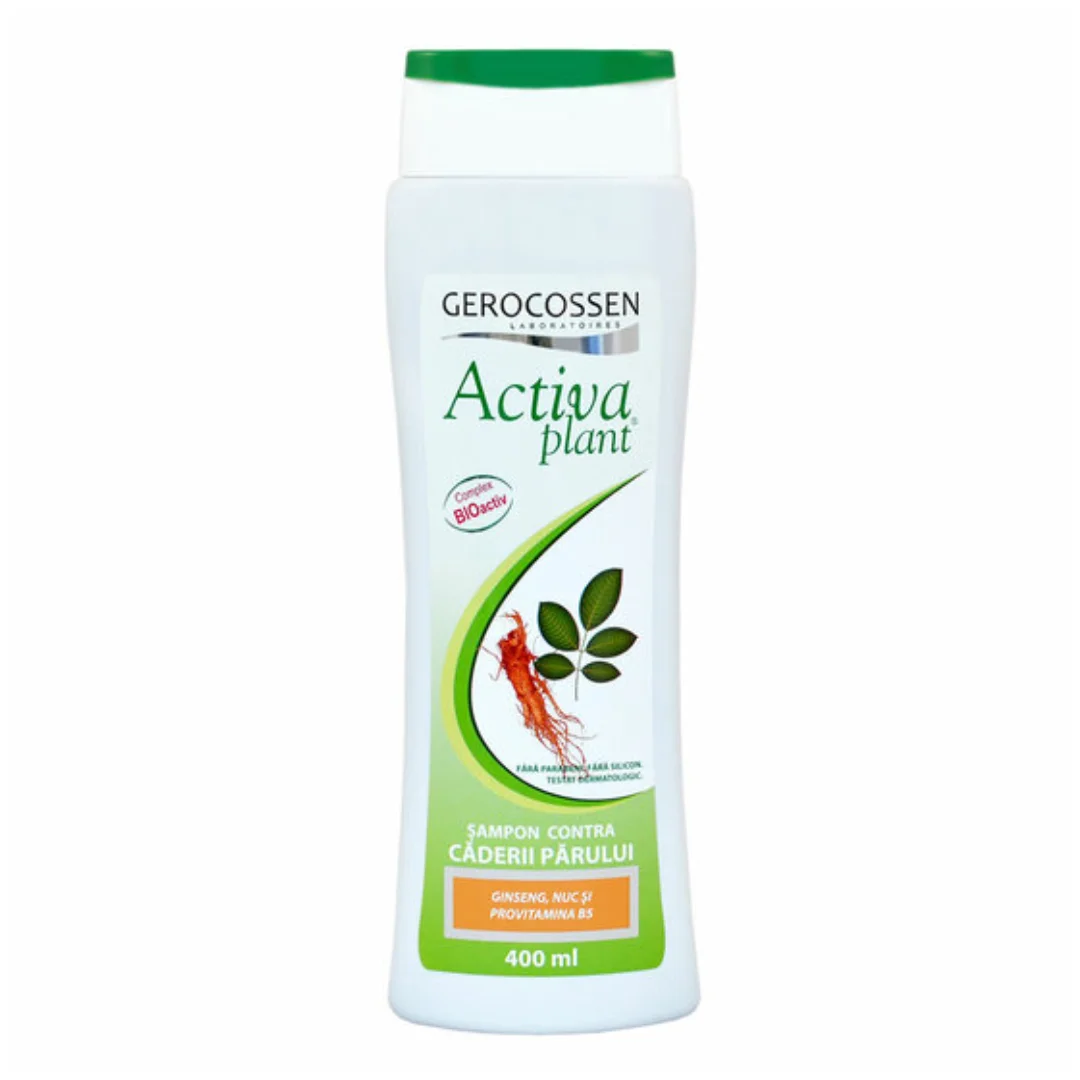 Sampon contra caderii parului Activa Plant, 400 ml, Gerocossen