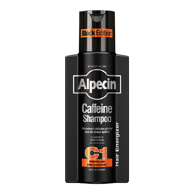Sampon cu cafeina Black Edition, 250 ml, Alpecin