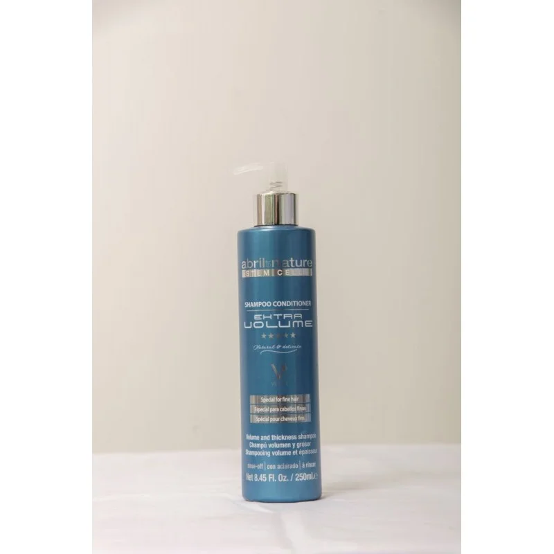 Sampon fortificare si mai mult volum pentru par fin si subtire Extra Volume Abril et Nature, 250 ml