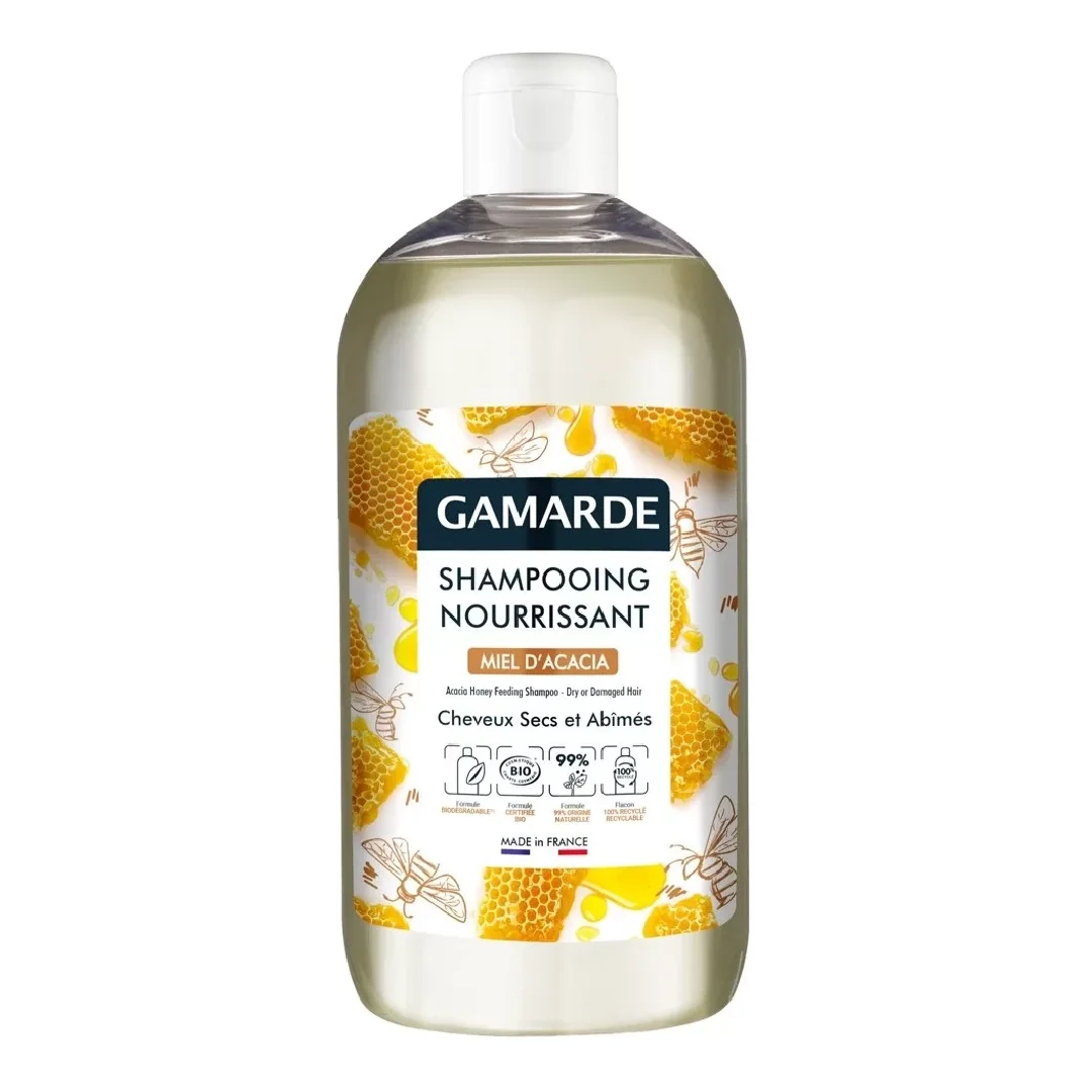Sampon hranitor cu miere pentru par uscat, 500ml, Gamarde