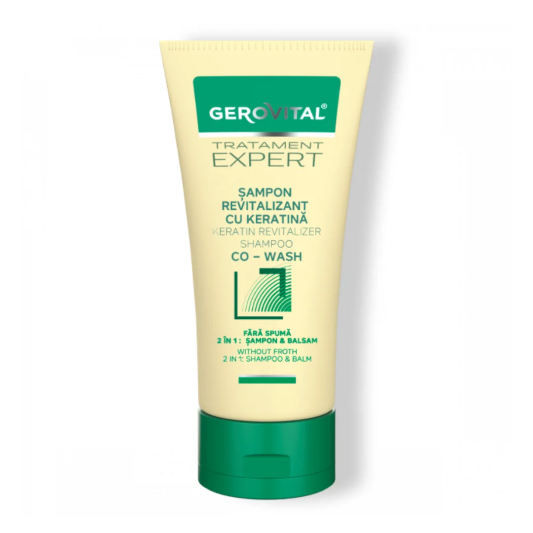 Sampon revitalizant cu keratina Tratament Expert, 150 ml, Gerovital