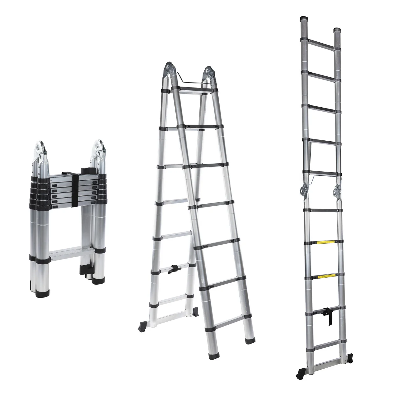 Scara aluminiu telescopica pliabila 4.4m - 14 trepte Detoolz DZ-C247